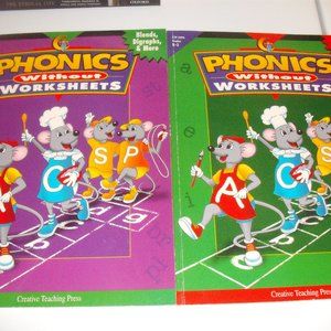 Two phonics without worksheets books